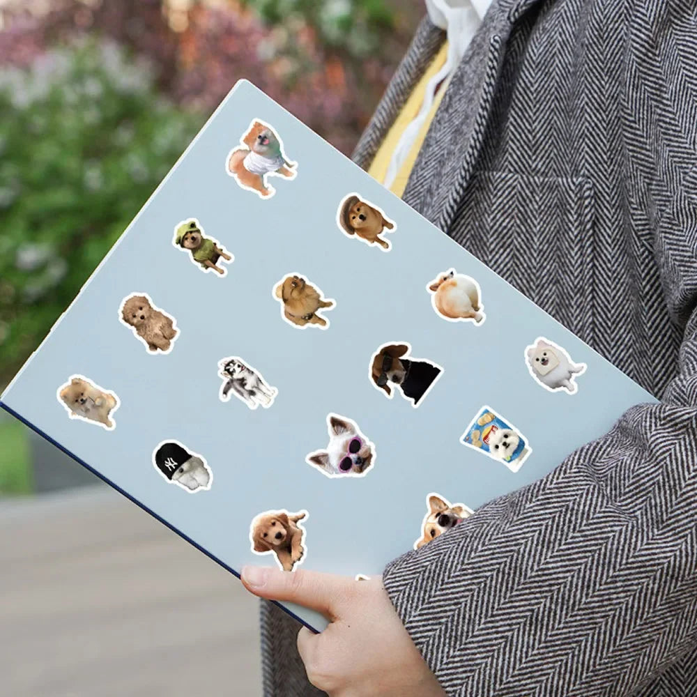 10/50/100pcs cute and Funny Dog Stickers